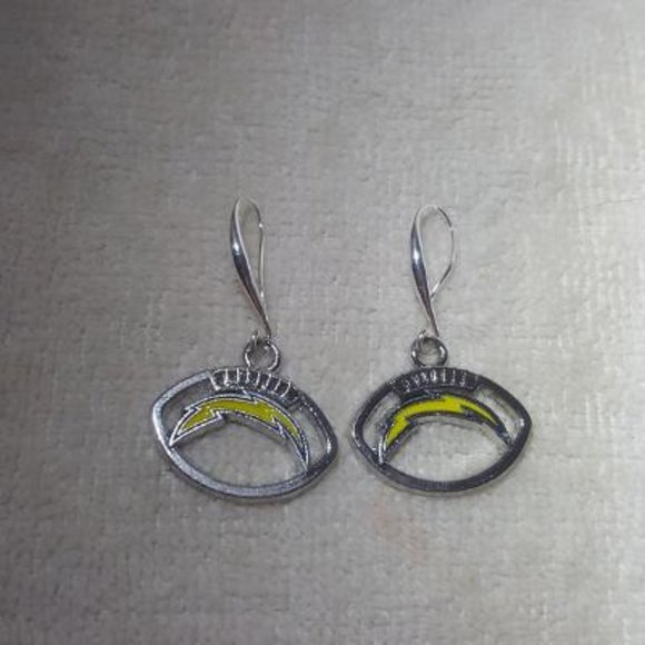 Los Angeles Chargers NFL Dangle Earrings NEW - Picture 1 of 1